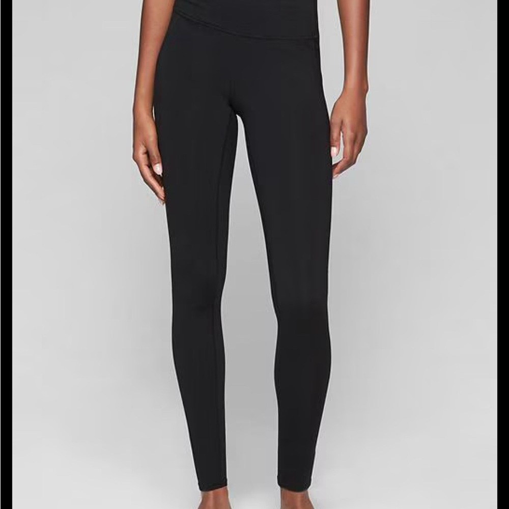 Athleta Jet Black High-Waist Leggings